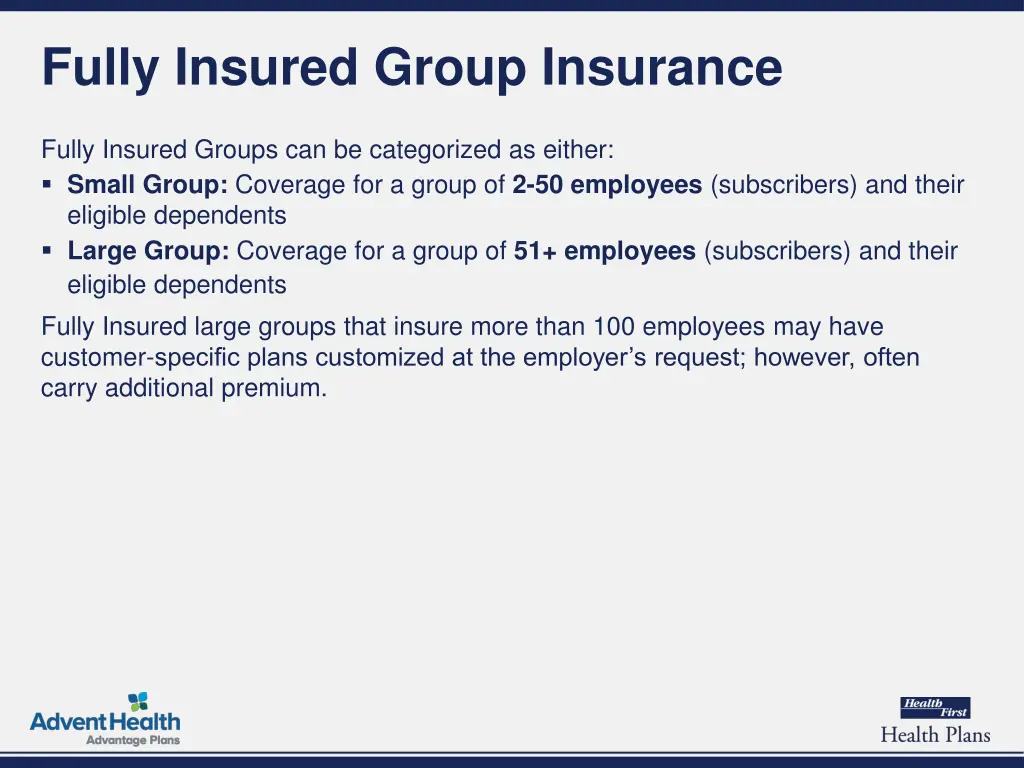 fully insured group insurance