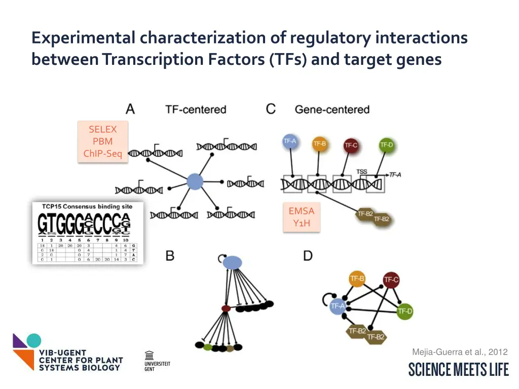 experimental characterization of regulatory