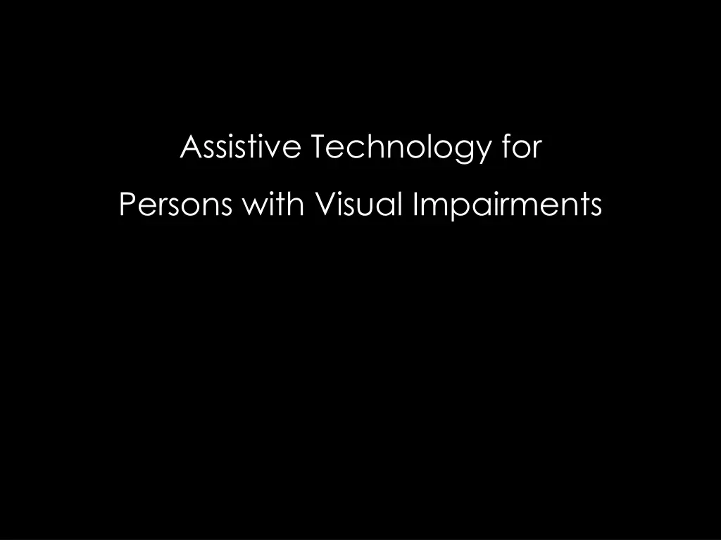 assistive technology for