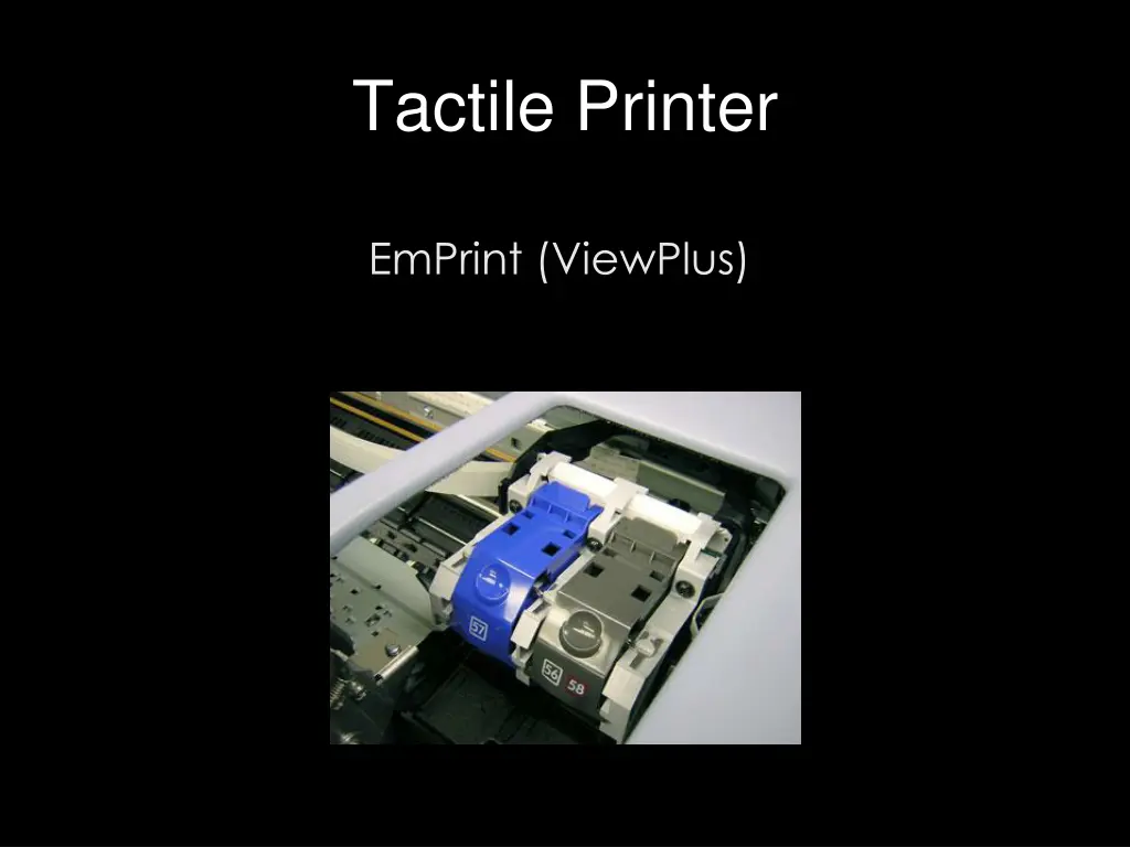 tactile printer