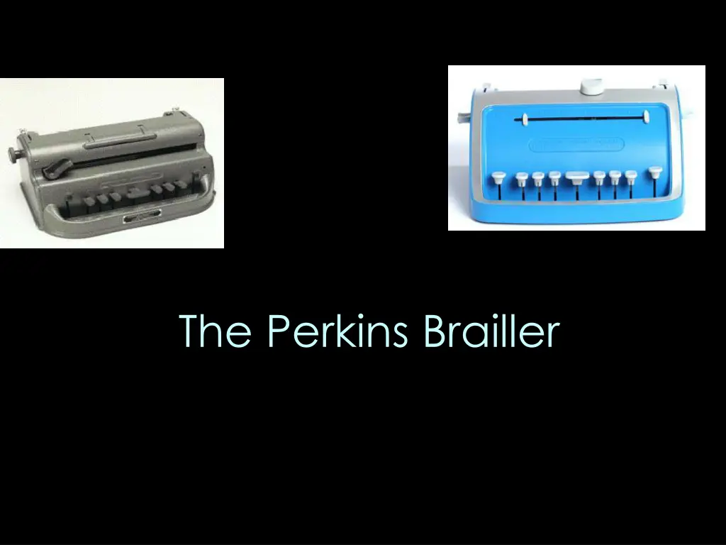 the perkins brailler