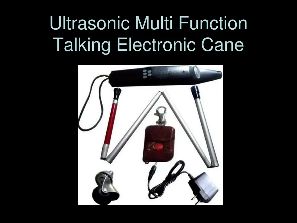 ultrasonic multi function talking electronic cane