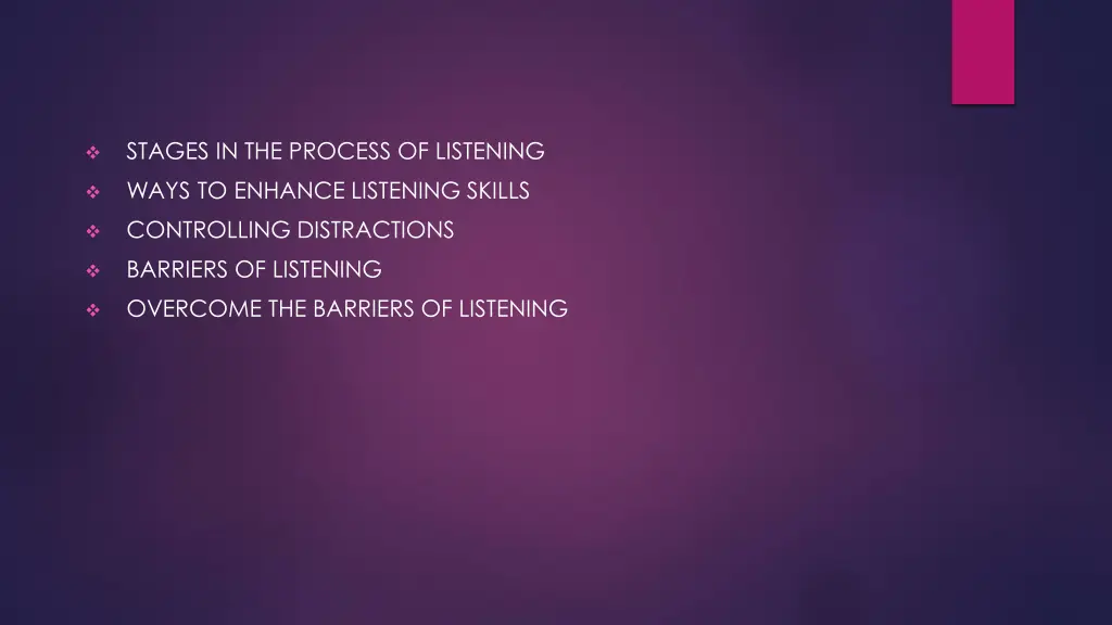 stages in the process of listening ways