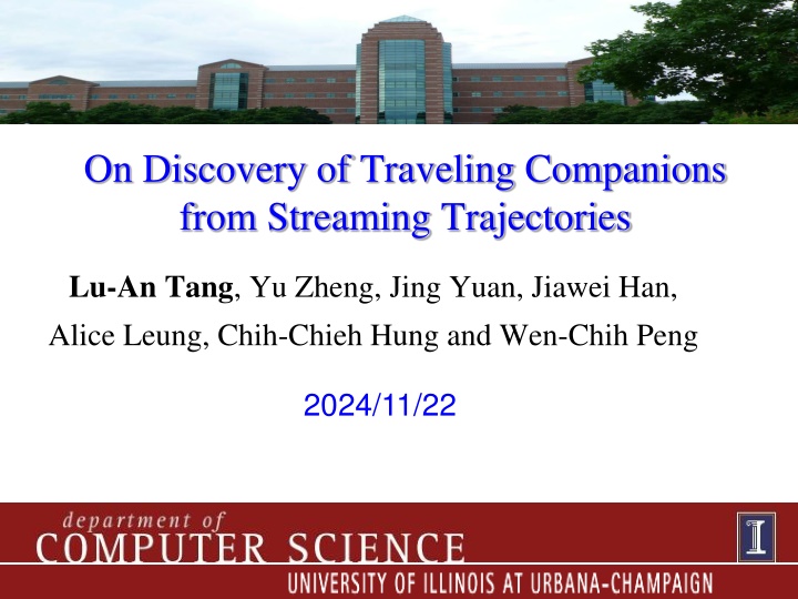 on discovery of traveling companions from