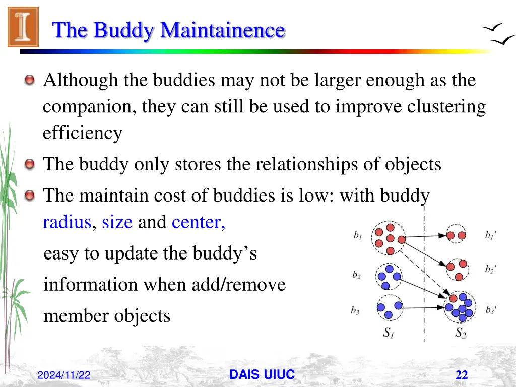 the buddy maintainence