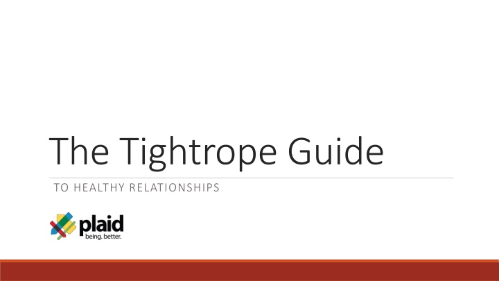 the tightrope guide