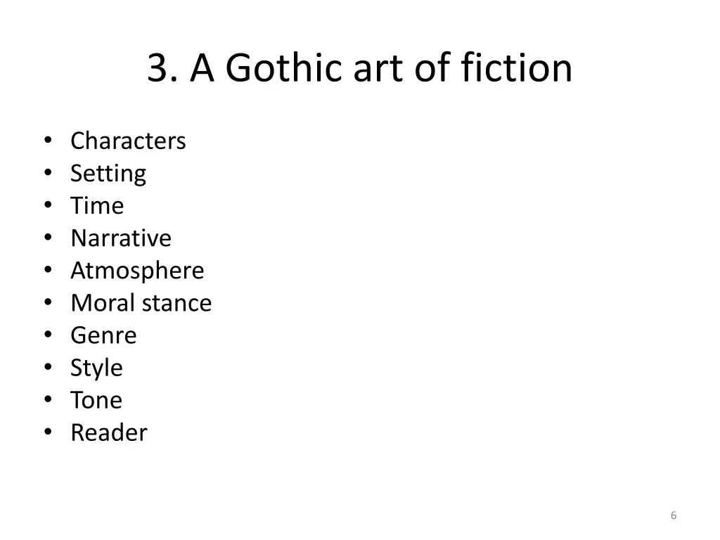 3 a gothic art of fiction