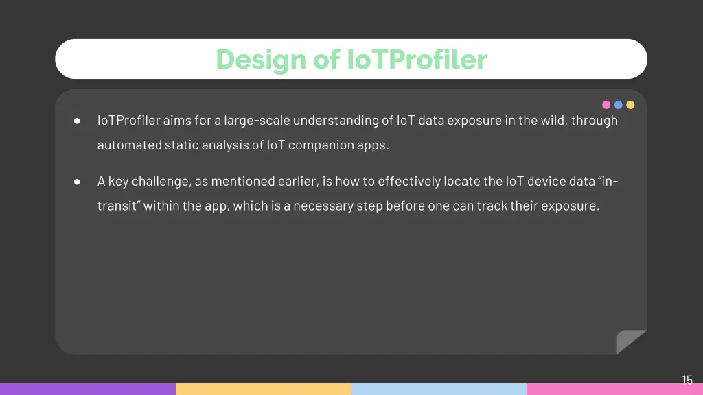 design of iotprofiler