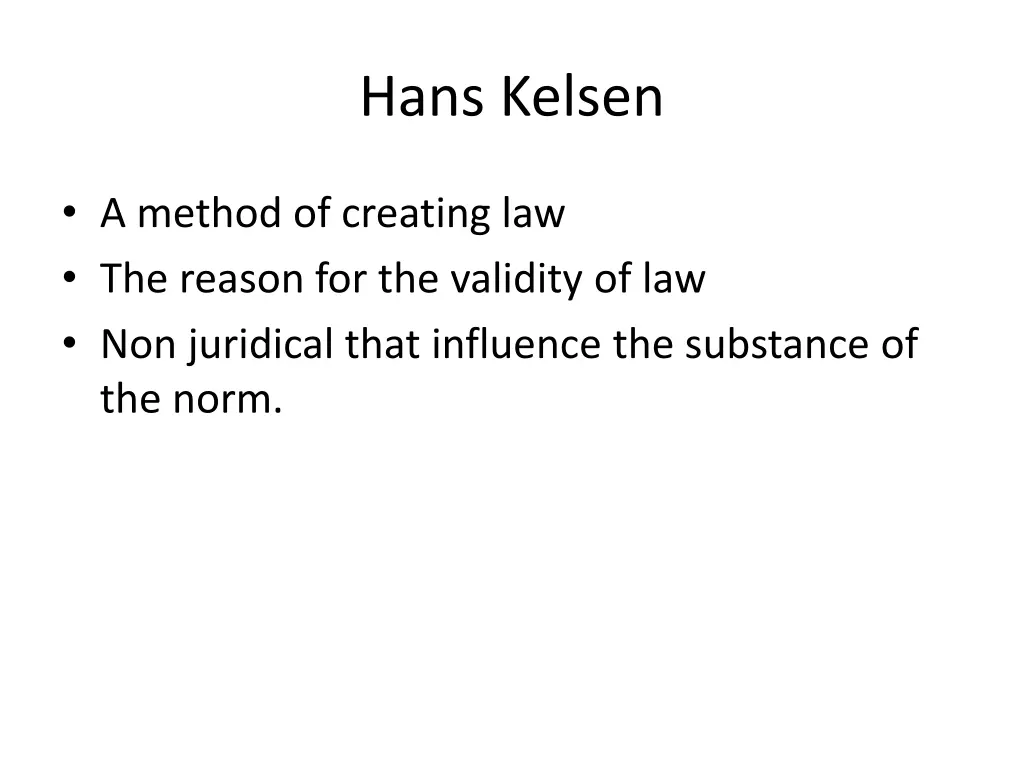 hans kelsen