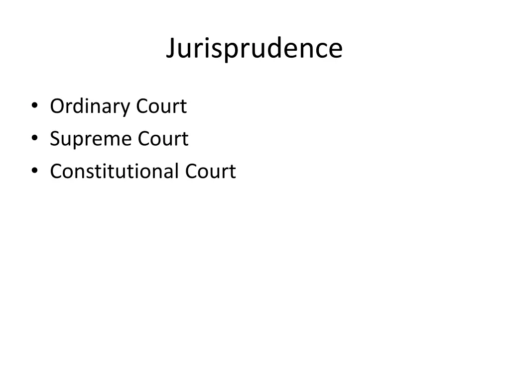 jurisprudence