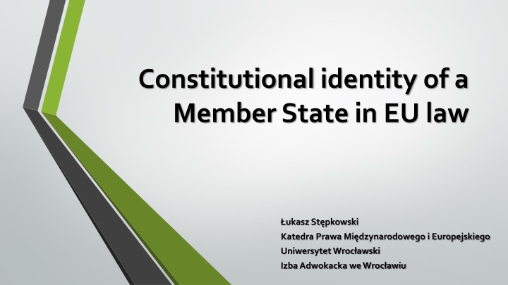 constitutional identity of a memberstate in eu law