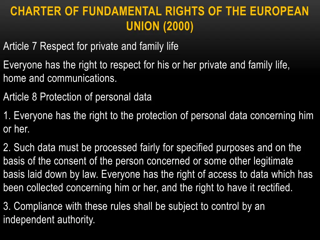 charter of fundamental rights of the european