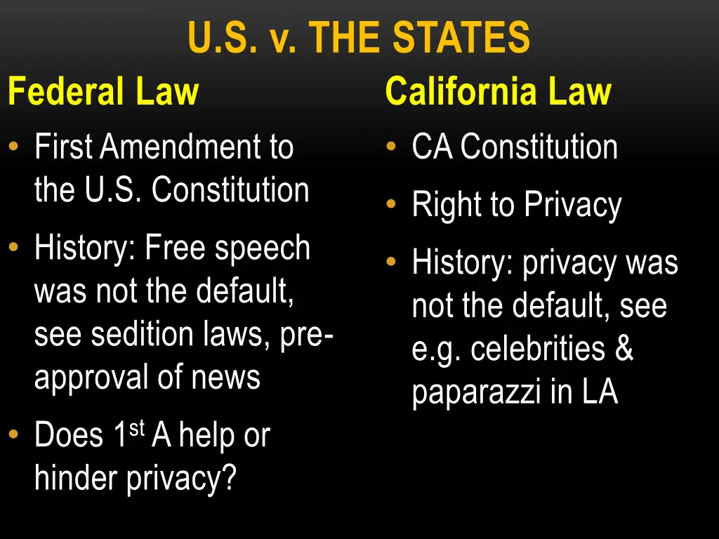 u s v the states