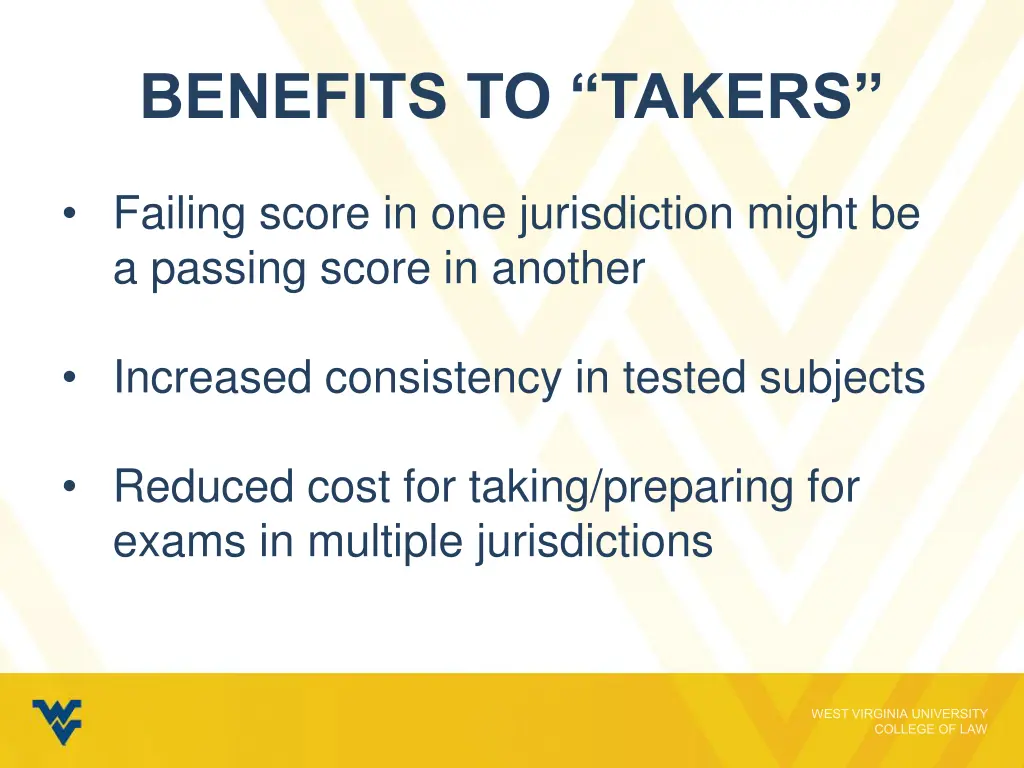 benefits to takers