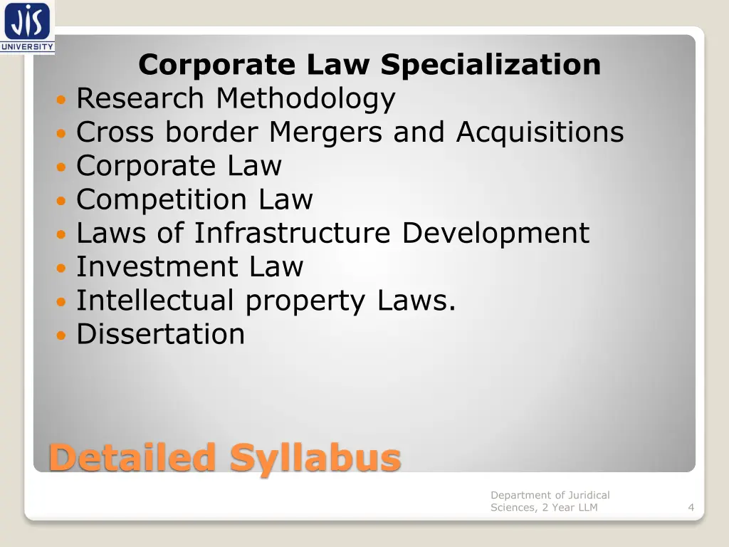 corporate law specialization research methodology