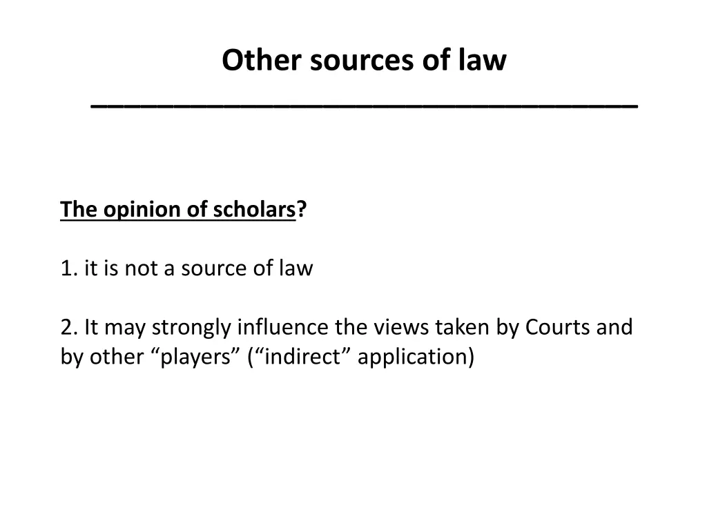 other sources of law 5