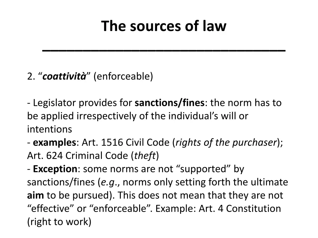 the sources of law 3