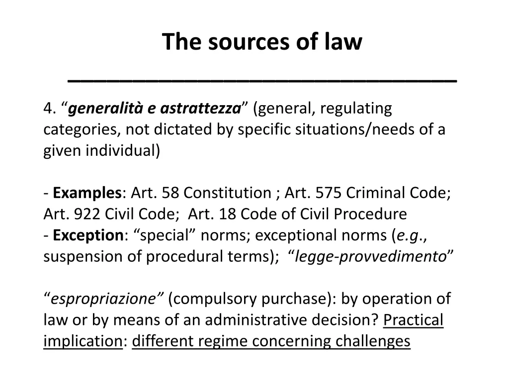 the sources of law 5