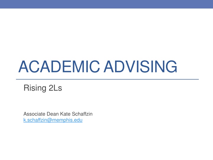 academic advising