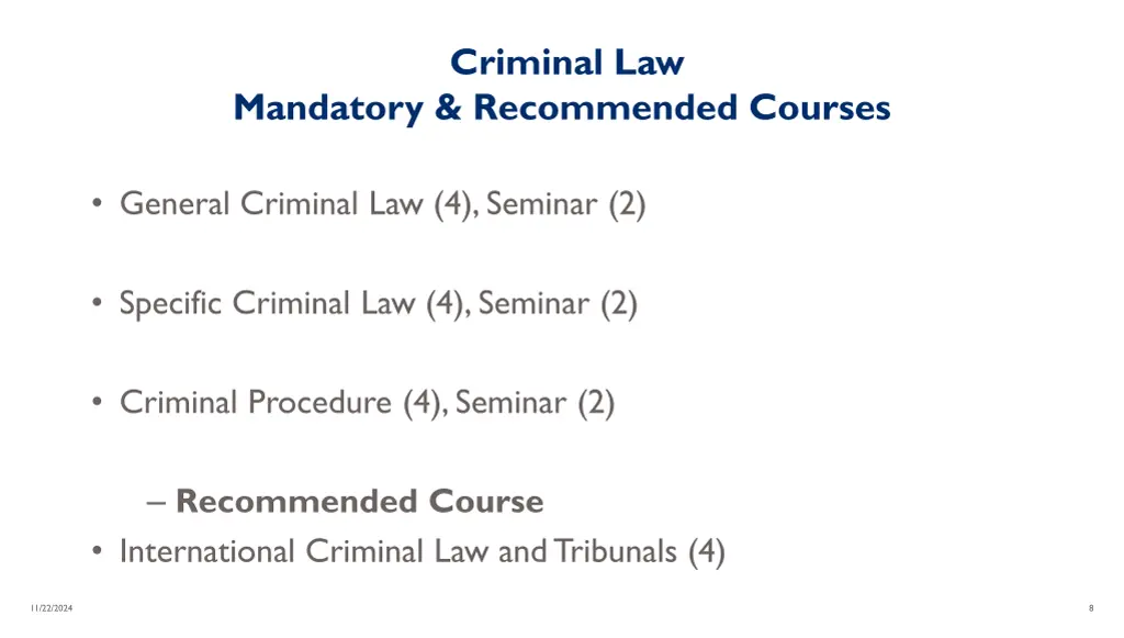 criminal law