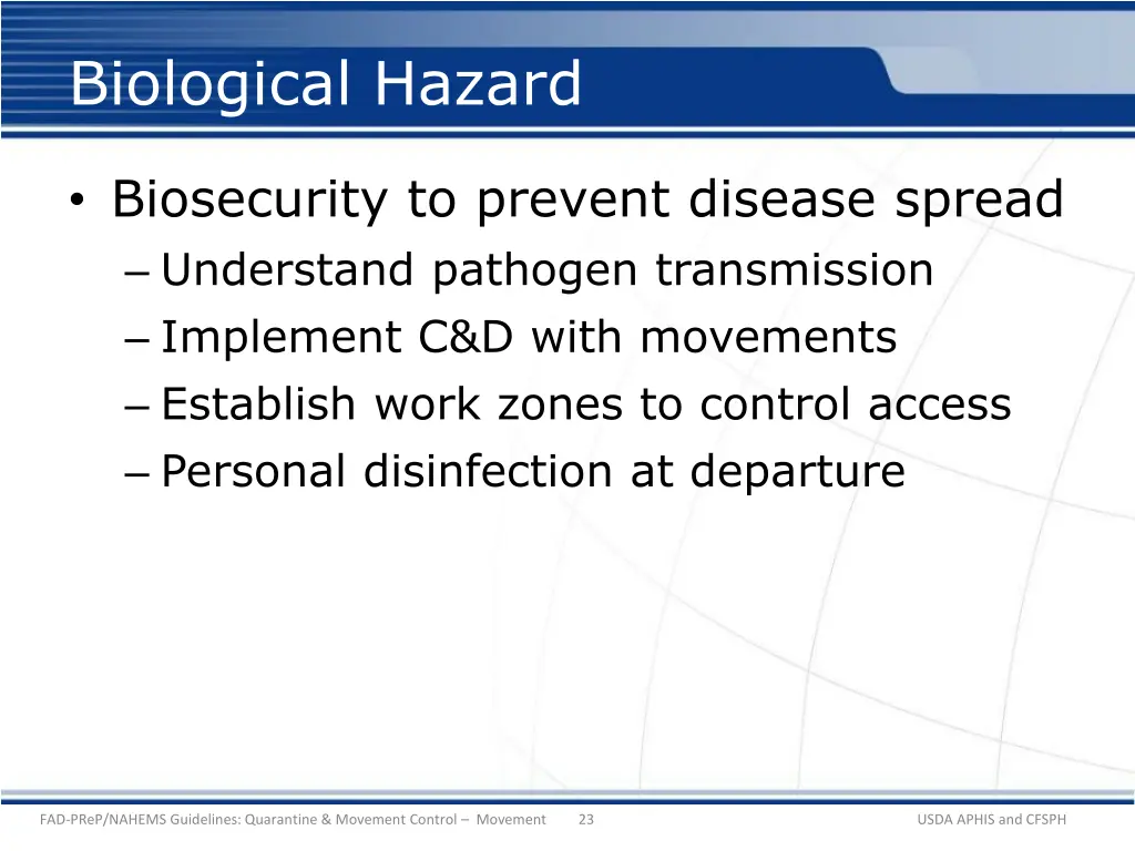 biological hazard