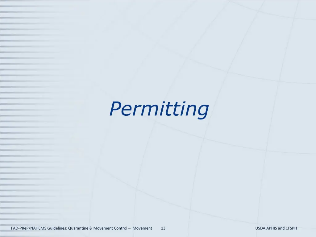 permitting