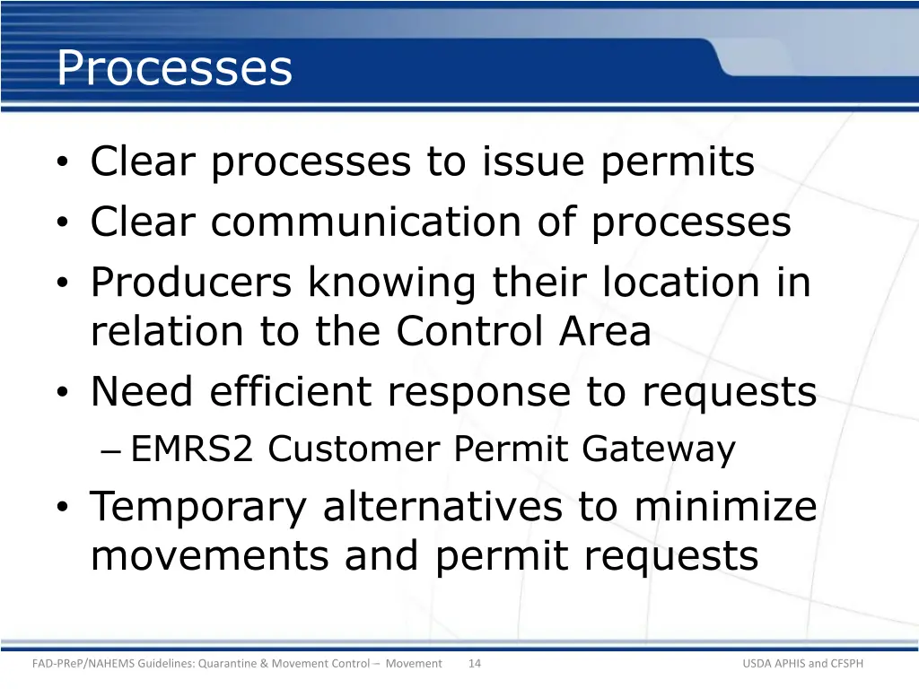 processes