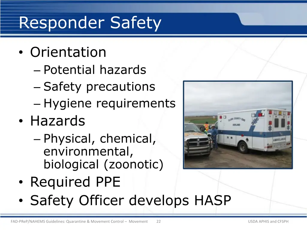 responder safety