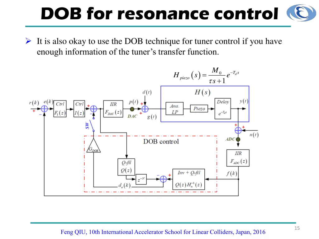 dob for resonance control