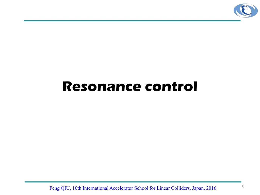 resonance control 1