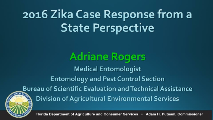 2016 zika case response from a state perspective