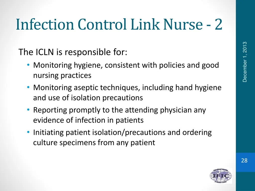 infection control link nurse 2