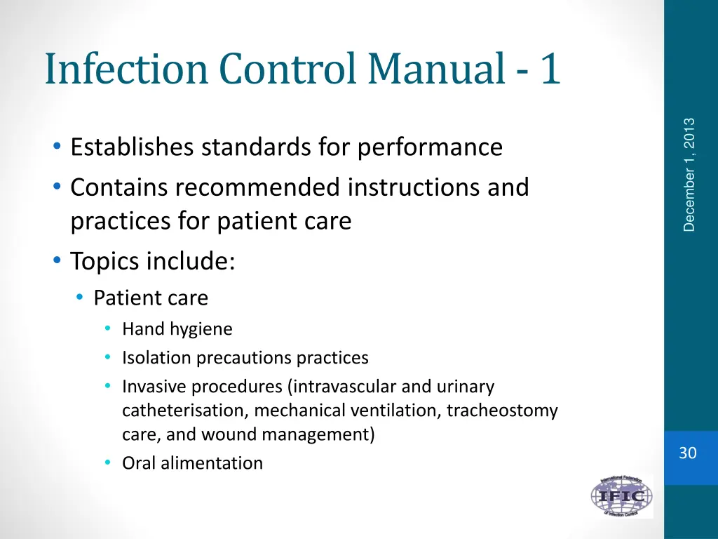 infection control manual 1