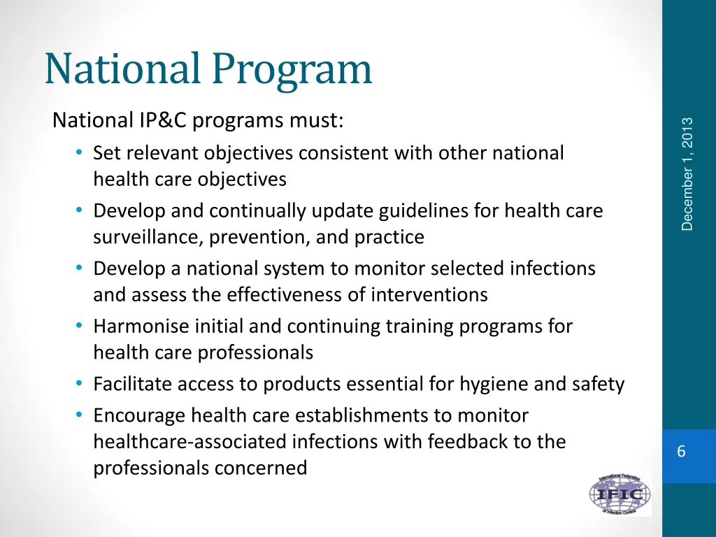 national program