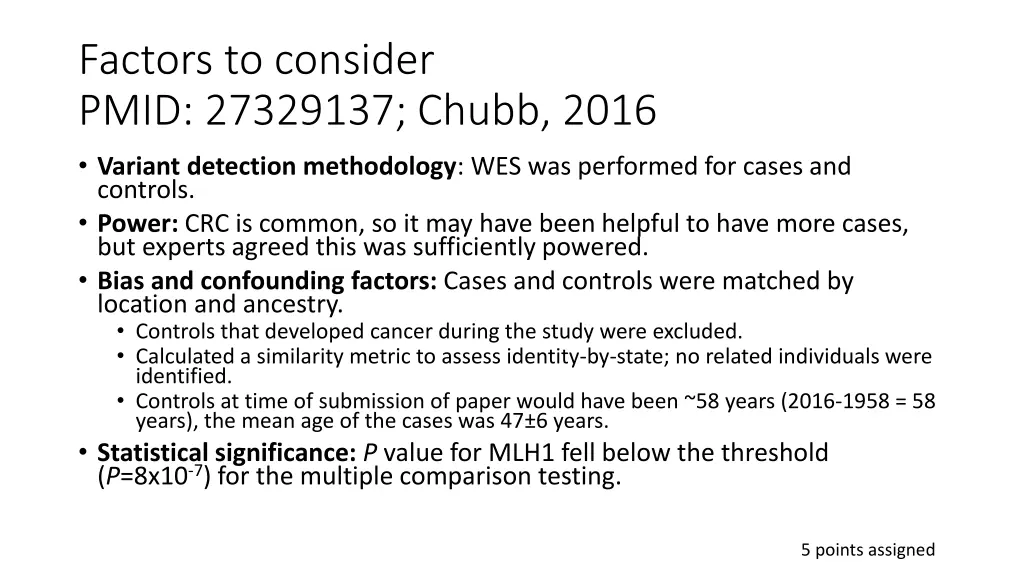 factors to consider pmid 27329137 chubb 2016