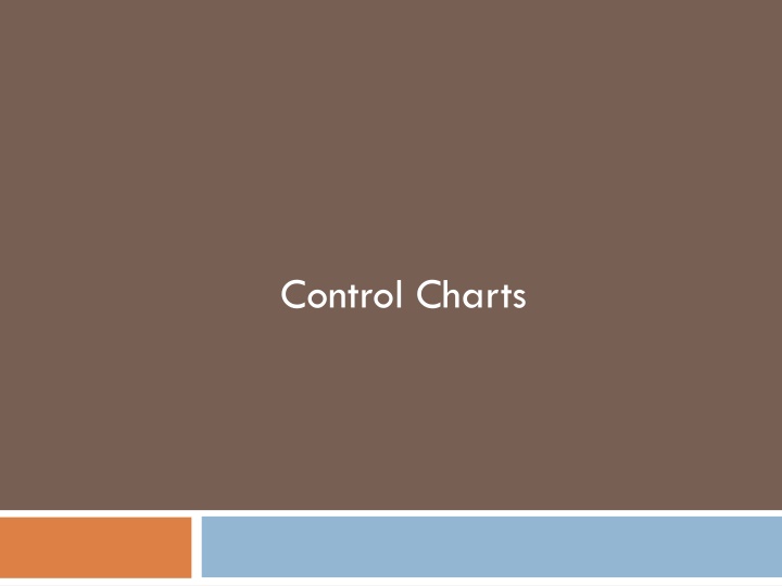 control charts