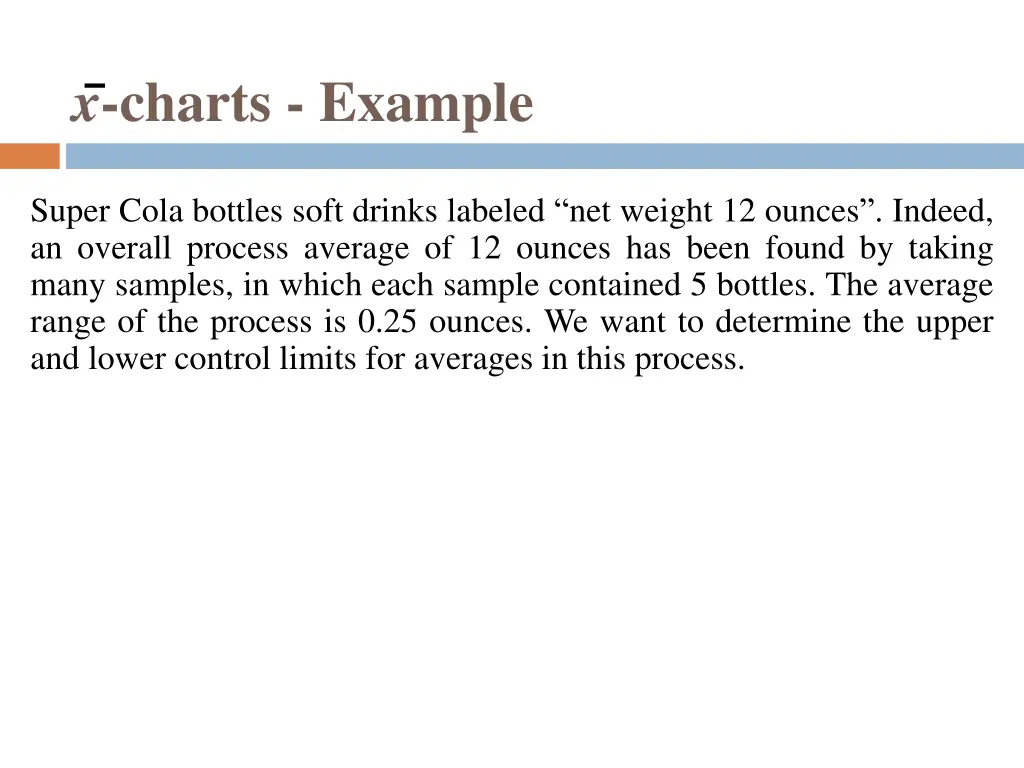 x charts example 3