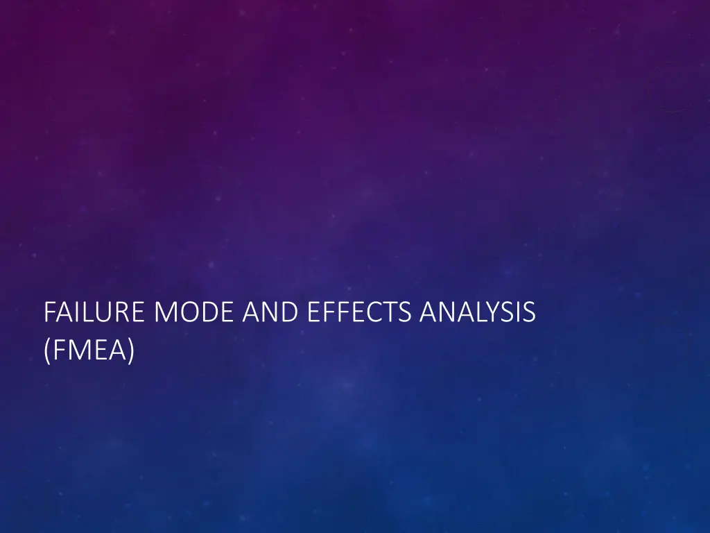 failure mode and effects analysis fmea