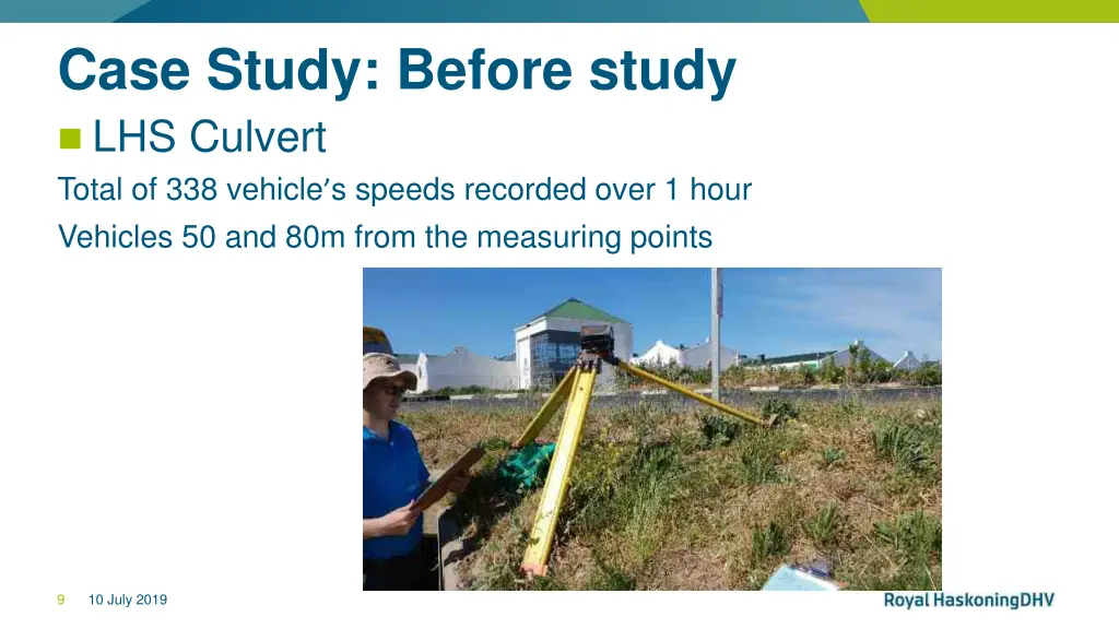 case study before study lhs culvert total