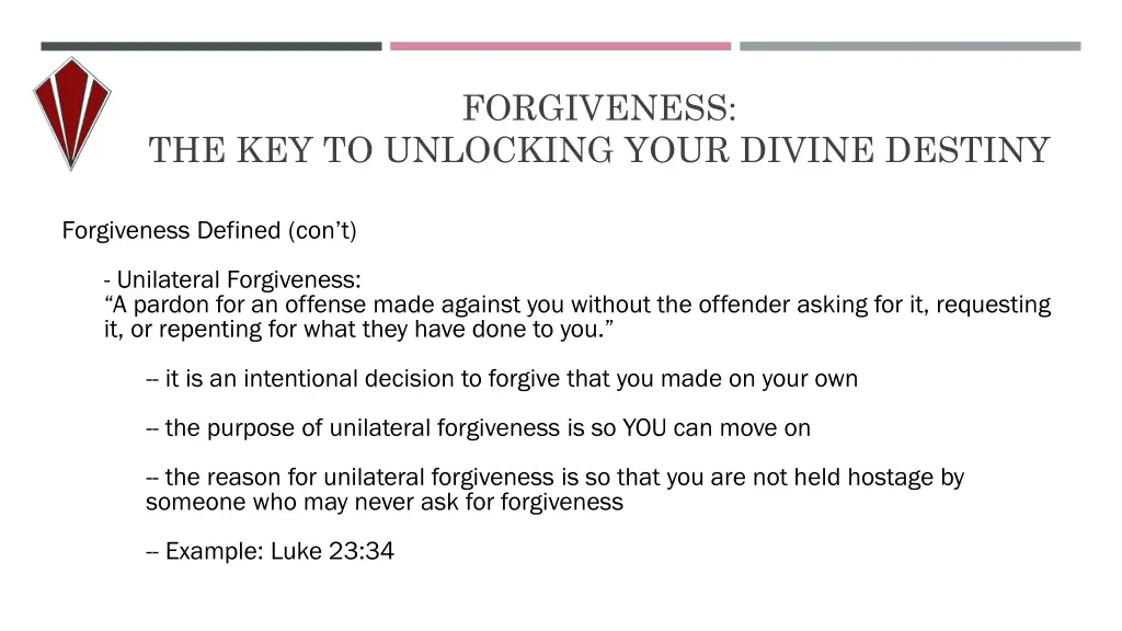 forgiveness 12