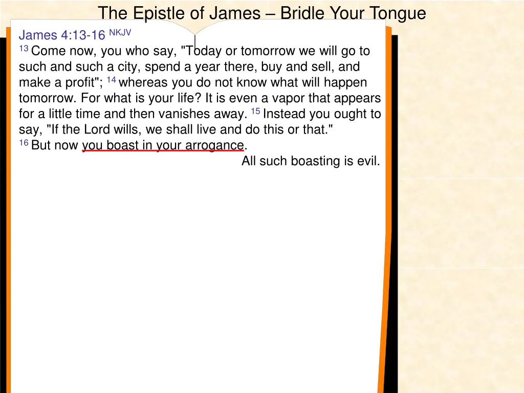 the epistle of james bridle your tongue 17