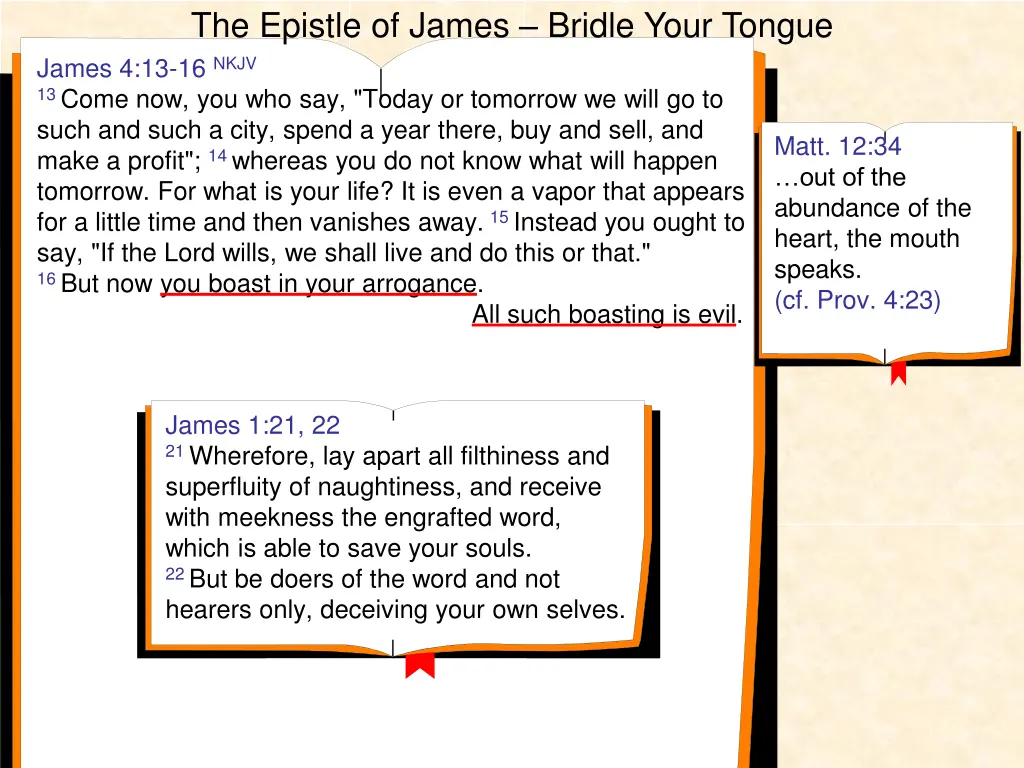 the epistle of james bridle your tongue 18