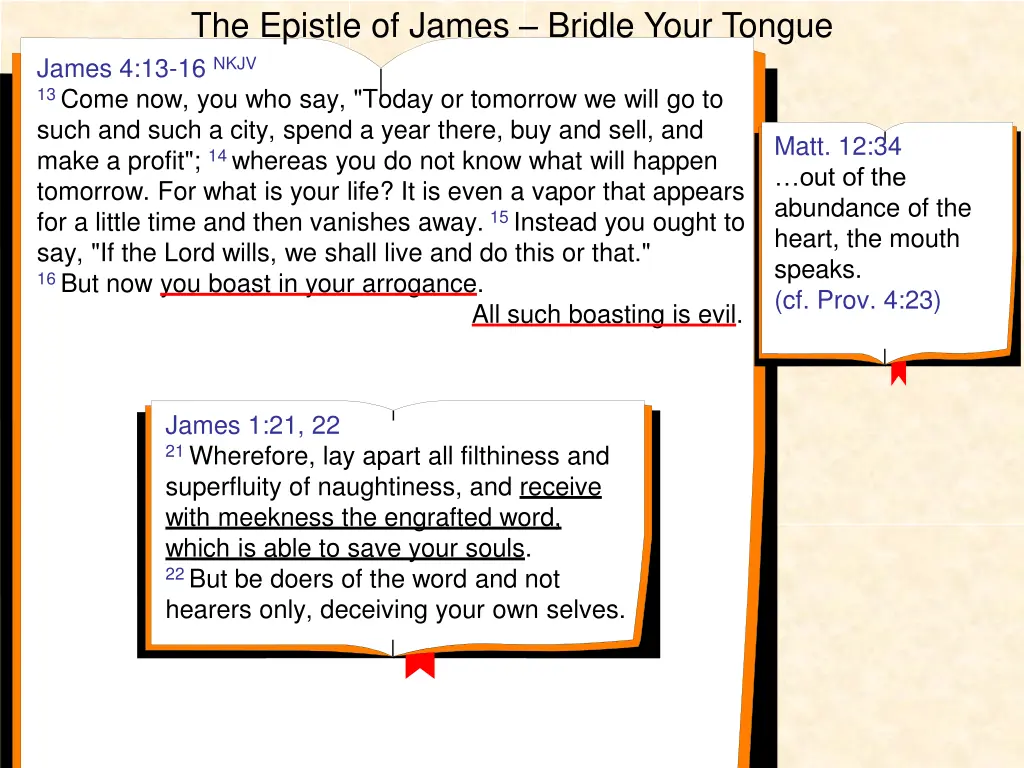 the epistle of james bridle your tongue 19