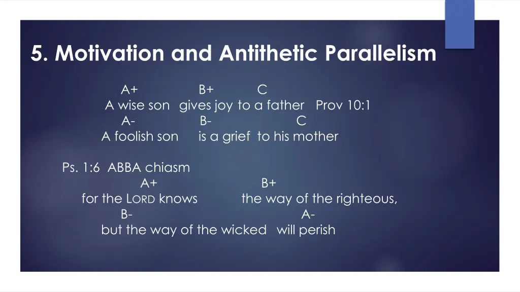 5 motivation and antithetic parallelism 1