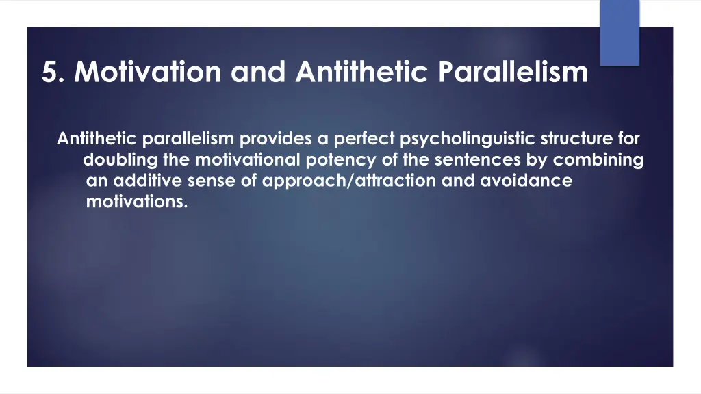 5 motivation and antithetic parallelism 2