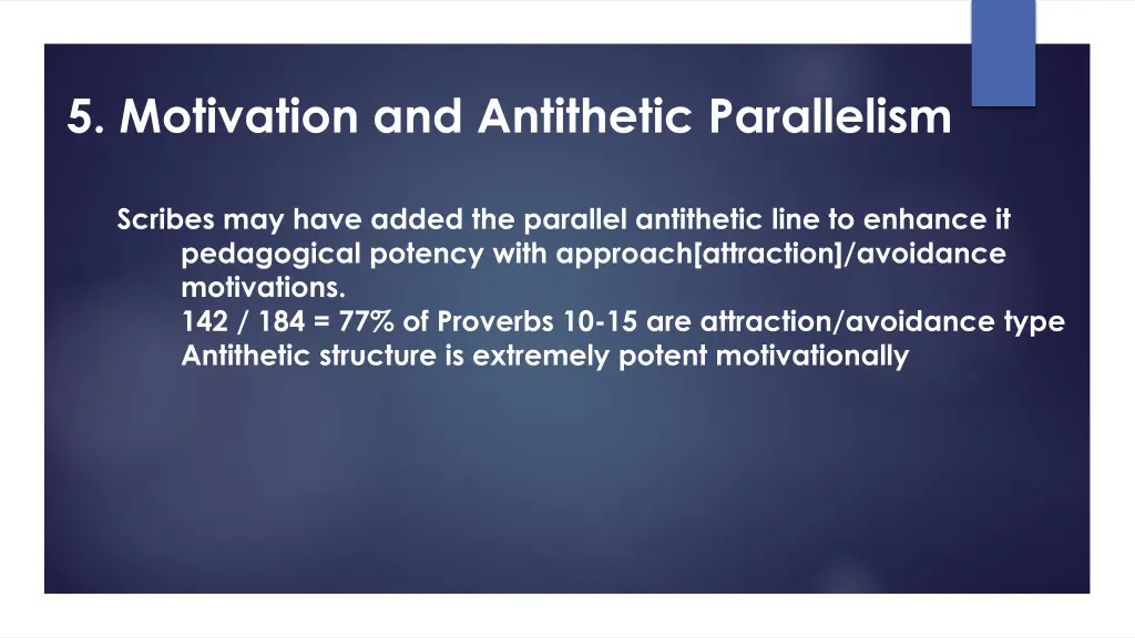 5 motivation and antithetic parallelism 4