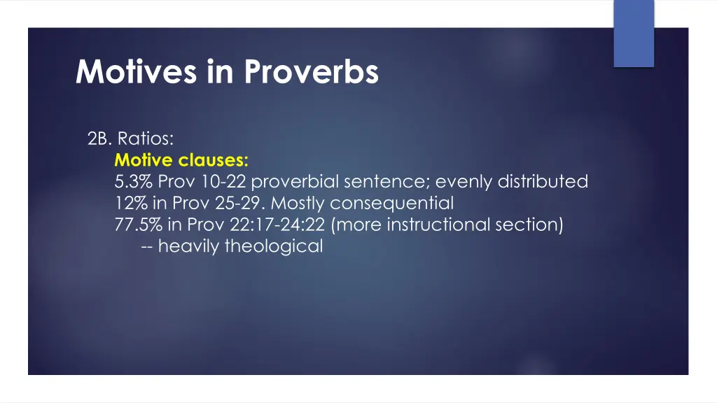 motives in proverbs 4