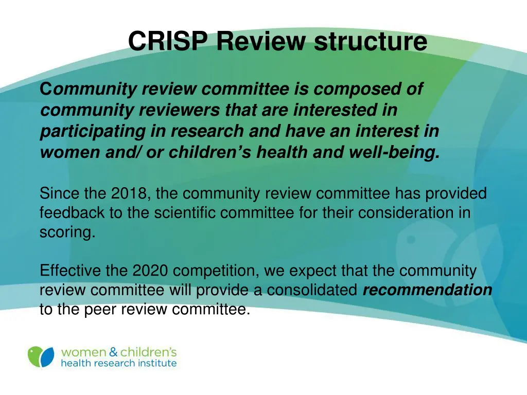 crisp review structure 1