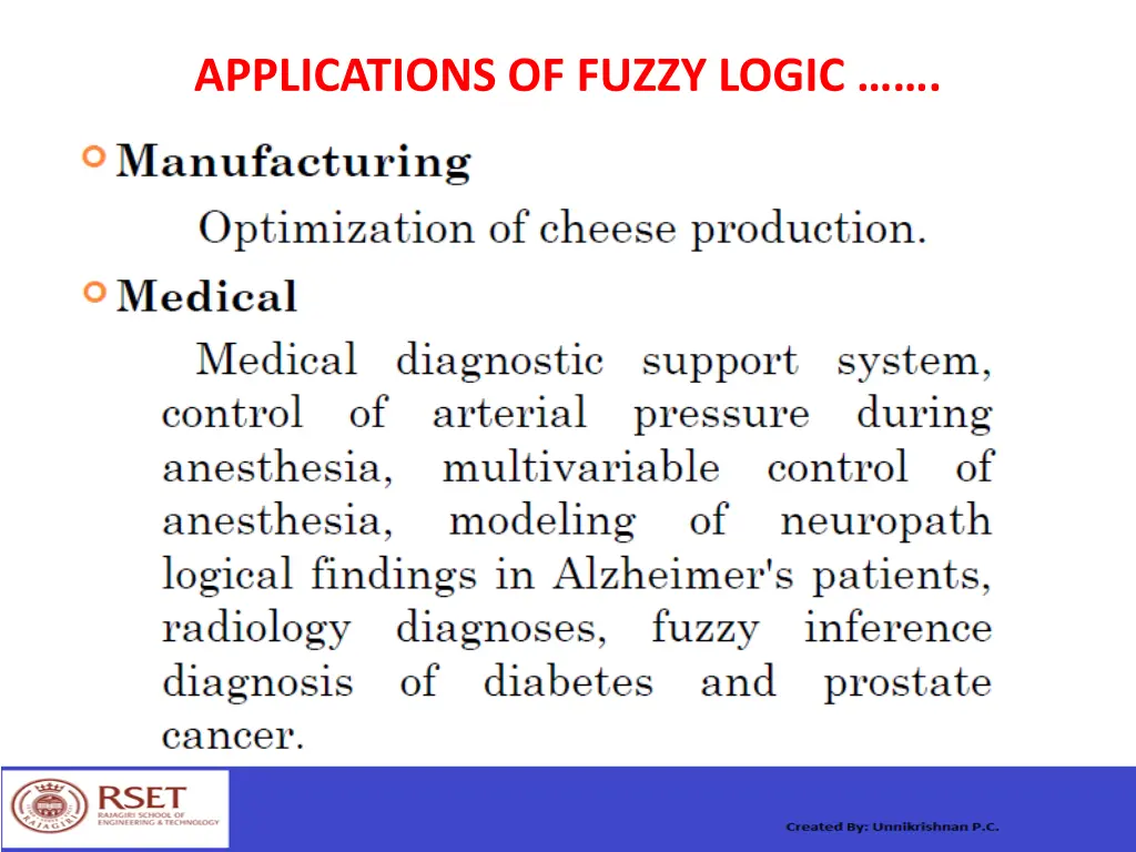 applications of fuzzy logic 4