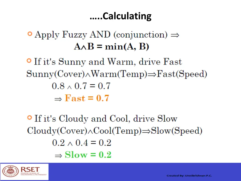 calculating